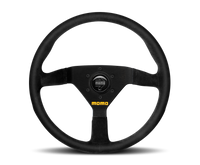 Momo MOD78 Steering Wheel 320 mm - Black Leather/Black Spokes