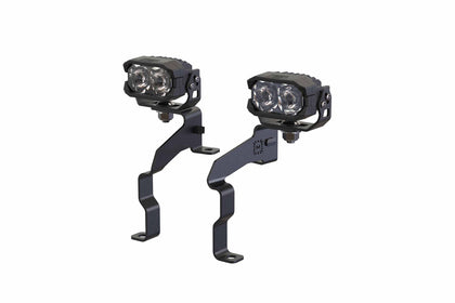 Morimoto 2Banger Ditch Light Kit: 23-27 Super Duty (NCS Yellow SAE Wide Beam)