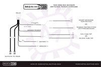 Morimoto BigBanger Ditch Light Kit: 23+ Super Duty (HXB White Spot Beam)