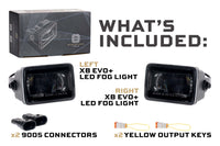 XB Evo+ Fog Lights: Type F2 (White + Yellow / Set)