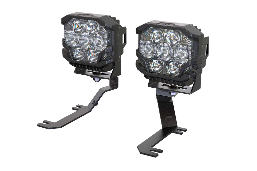 Morimoto BigBanger Ditch Light Kit: 2019+ Sierra 1500 (HXB White Spot Beam)