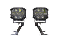 Morimoto BigBanger Ditch Light Kit: 2019+ Sierra 1500 (HXB Yellow Combo Beam)