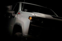 Morimoto 2Banger Ditch Light Kit: 2020+ Silverado HD (HXB Yellow Spot Beam)