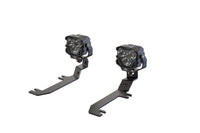Morimoto 4Banger Ditch Light Kit: 20-24 Silverado HD (HXB White Flood Beam)