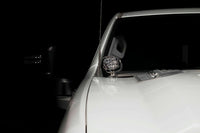 Morimoto 4Banger Ditch Light Kit: 2020+ Silverado HD (HXB Yellow Spot Beam)