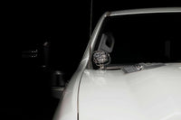Morimoto 4Banger Ditch Light Kit: 20-24 Silverado HD (HXB White Flood Beam)