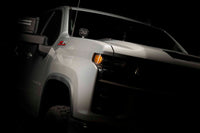 Morimoto 4Banger Ditch Light Kit: 2020+ Silverado HD (NCS Yellow Flood Beam)