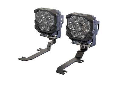 Morimoto BigBanger Ditch Light Kit: 2020+ Silverado HD (HXB Yellow Combo Beam)