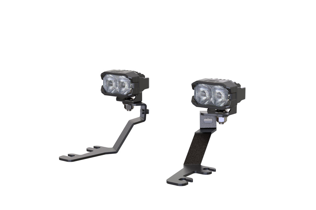 Morimoto 2Banger Ditch Light Kit: 2021+ Bronco Sport (NCS White Flood Beam)