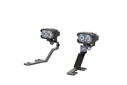 Morimoto 2Banger Ditch Light Kit: 2021+ Bronco Sport (NCS White Flood Beam)