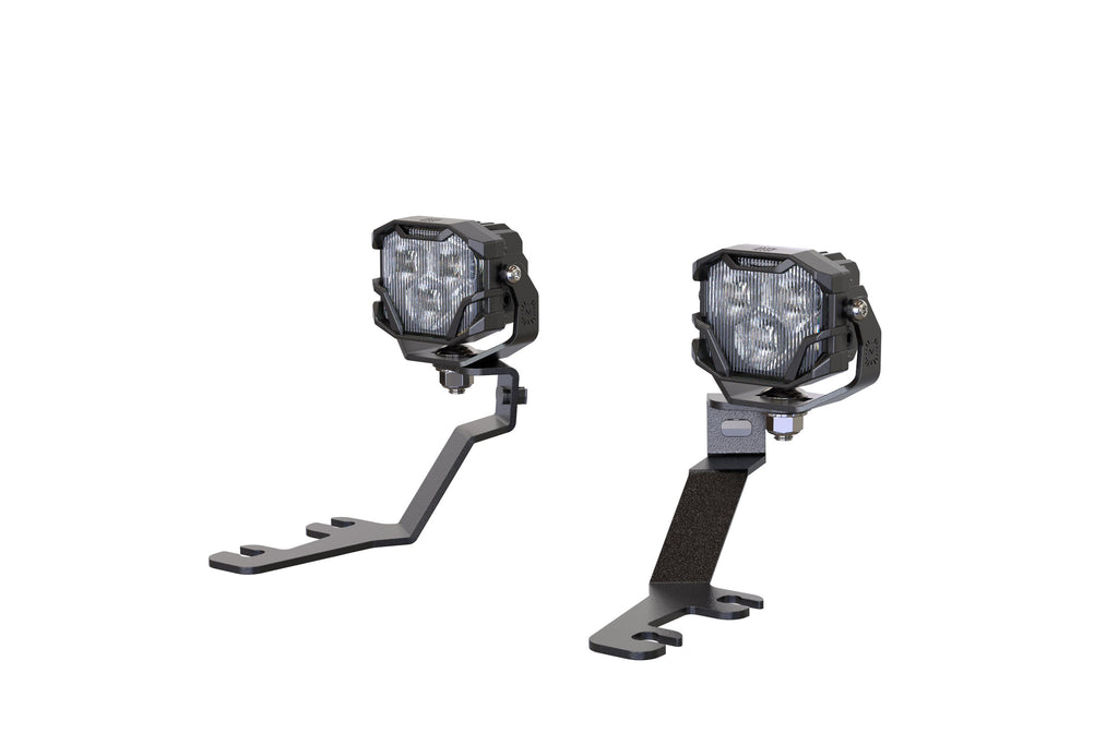 Morimoto 4Banger Ditch Light Kit: 21-26 Bronco Sport (HXB Yellow SAE Wide Beam)