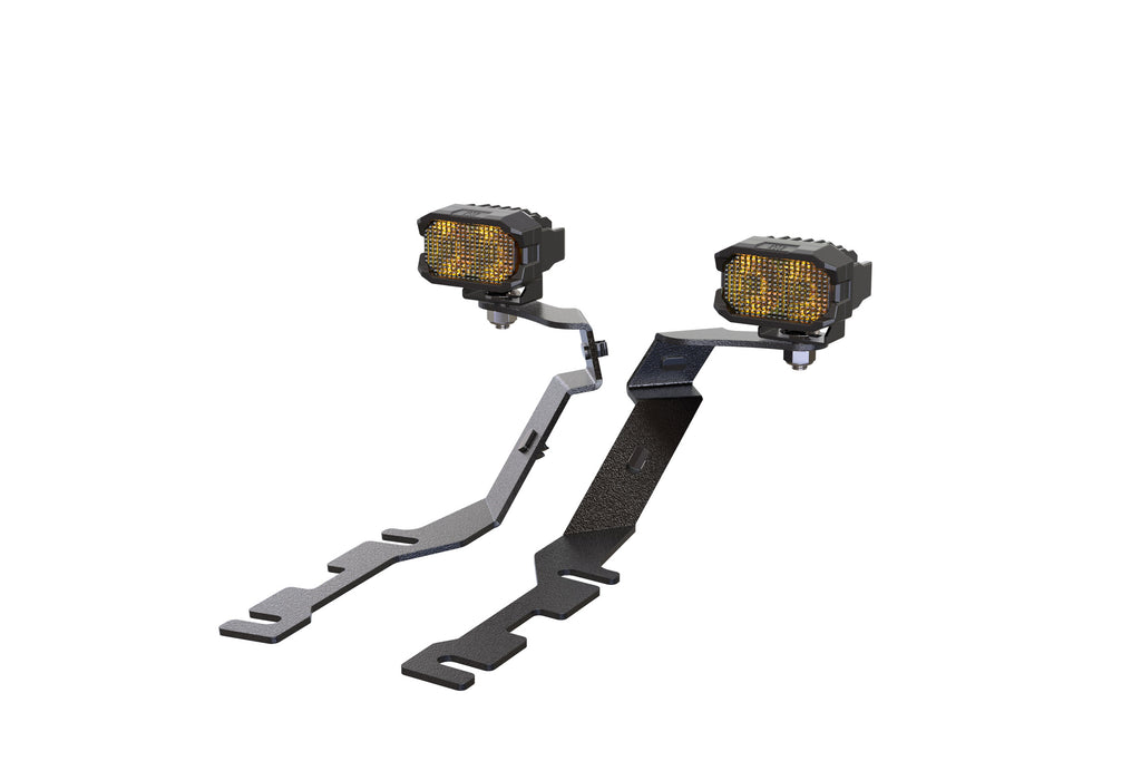 Morimoto 2Banger Ditch Light Kit: 2019+ Ram 1500 (NCS Yellow SAE Wide Beam)