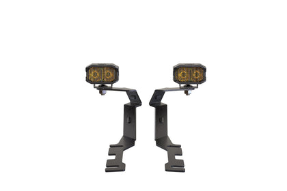 Morimoto 2Banger Ditch Light Kit: 2019+ Ram 1500 (HXB Yellow Spot Beam)