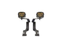 Morimoto 4Banger Ditch Light Kit: 19-24 Ram 1500 (HXB Yellow Combo Beam)