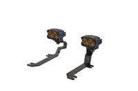 Morimoto 2Banger Ditch Light Kit: 2019+ Silverado 1500 (HXB Yellow Spot Beam)