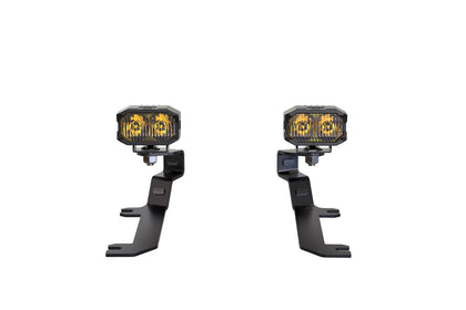Morimoto 2Banger Ditch Light Kit: 2019+ Silverado 1500 (HXB White SAE Wide Beam)