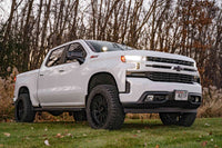 Morimoto 4Banger Ditch Light Kit: 19-24 Silverado 1500 (HXB Yellow Combo Beam)