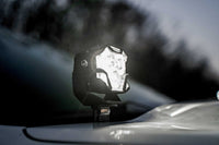 Morimoto 4Banger Ditch Light Kit: 19-24 Silverado 1500 (HXB Yellow Combo Beam)