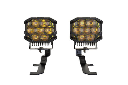 Morimoto BigBanger Ditch Light Kit: 2019+ Silverado 1500 (NCS White Spot Beam)