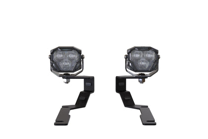 Morimoto 4Banger Ditch Light Kit: 15-20 Tahoe/Suburban (HXB Yellow SAE Wide Beam)