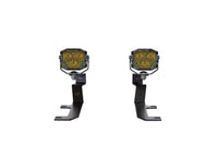 Morimoto 4Banger Ditch Light Kit: 20-24 Sierra HD (HXB Yellow Combo Beam)