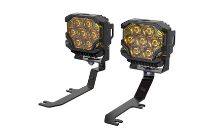 Morimoto BigBanger Ditch Light Kit: 2020+ Sierra HD (HXB Yellow Spot Beam)