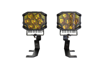 Morimoto BigBanger Ditch Light Kit: 2020+ Sierra HD (HXB Yellow Combo Beam)