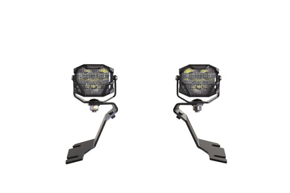 Morimoto 4Banger Ditch Light Kit: 13-26 Ford Transit (HXB Yellow SAE Wide Beam)