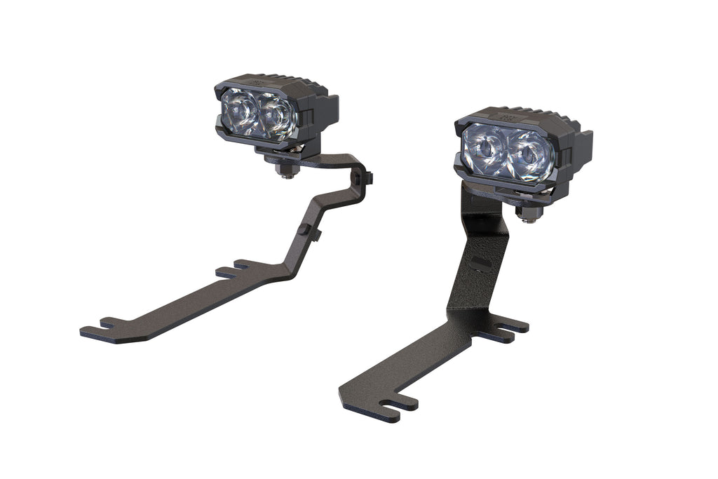 Morimoto 2Banger Ditch Light Kit: 15-17 Ford Mustang (HXB White Spot Beam)