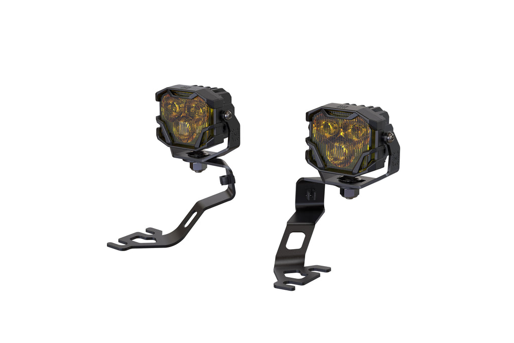 Morimoto 4Banger Drift Light Kit: 09-21 Nissan 370Z (HXB Yellow Flood Beam)