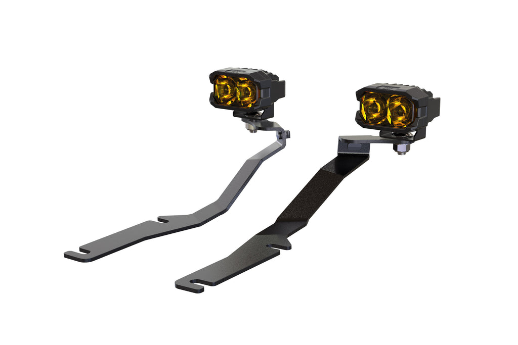 Morimoto 2Banger Drift Light Kit: 08-23 Dodge Challenger (NCS Yellow SAE Wide Beam)