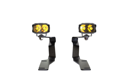 Morimoto 2Banger Drift Light Kit: 08-23 Dodge Challenger (NCS Yellow SAE Wide Beam)