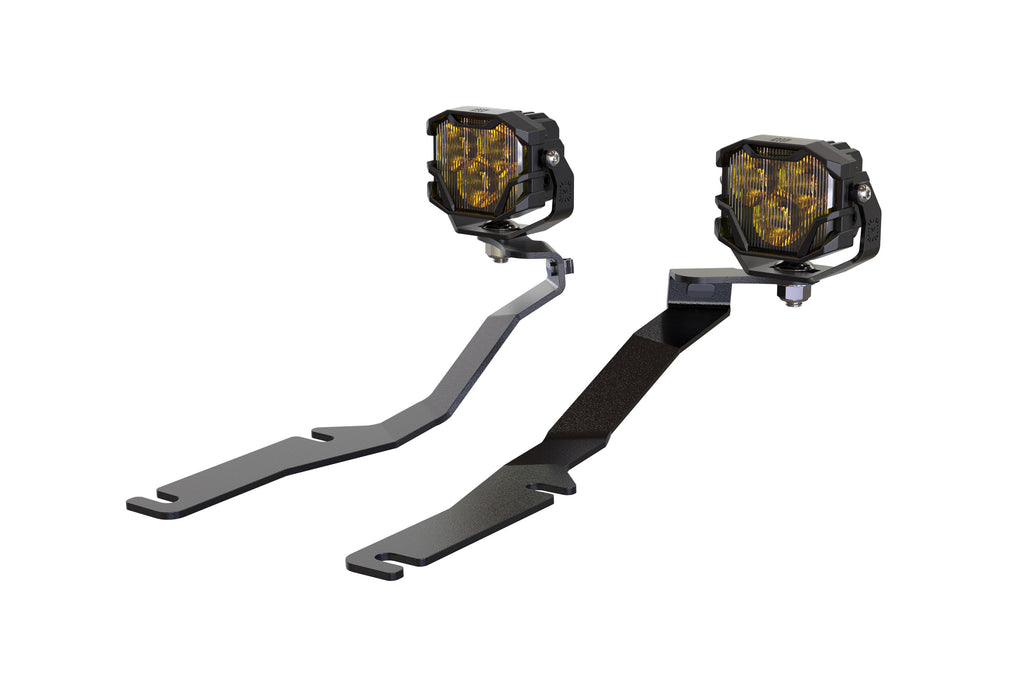 Morimoto 4Banger Ditch Light Kit: 08-23 Dodge Challenger (HXB White Spot Beam)
