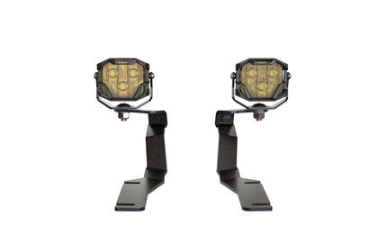 Morimoto 4Banger Drift Light Kit: 08-23 Dodge Challenger (NCS Yellow Spot Beam)