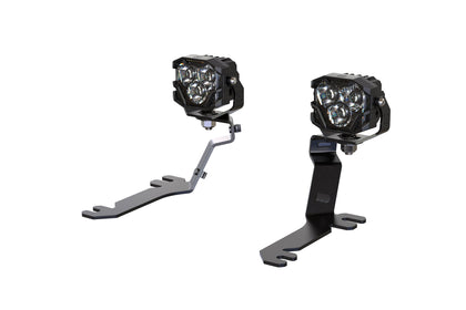 Morimoto 4Banger Drift Light Kit: 18-23 Ford Mustang (NCS White Spot Beam)