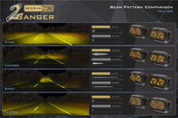 Morimoto 2Banger Ditch Light Kit: 15+ Colorado (NCS Yellow SAE Wide Beam)