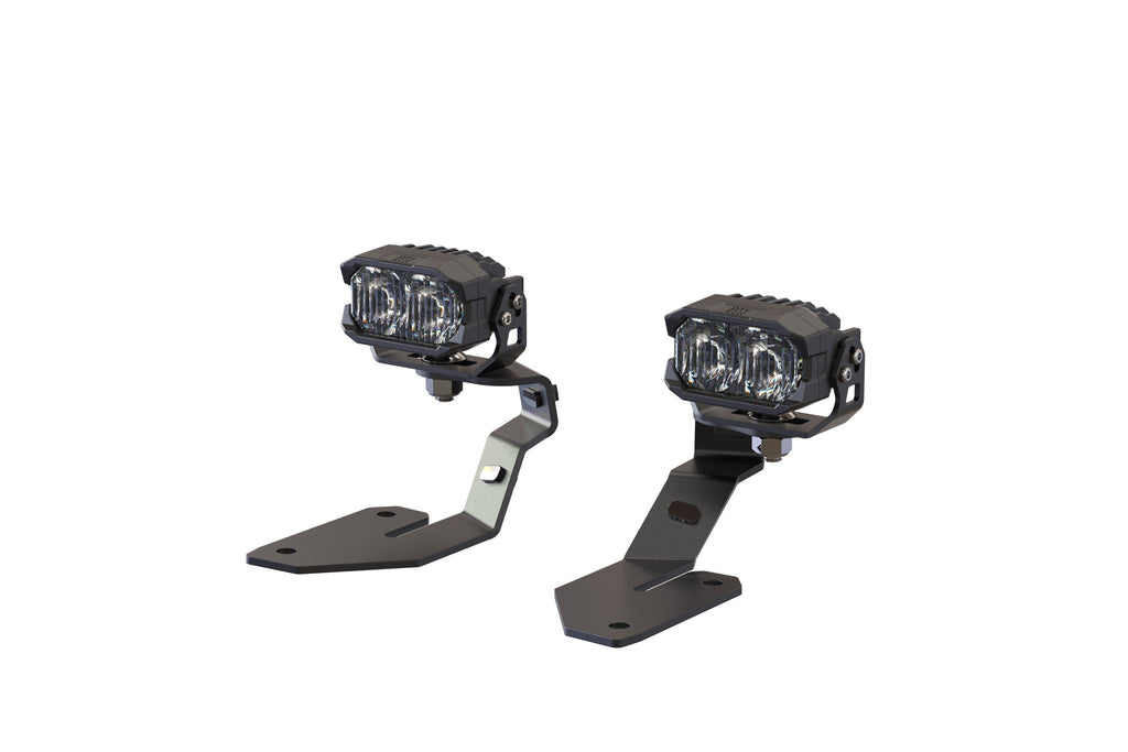 Morimoto 2Banger Ditch Light Kit: 03-10 Cayenne (HXB Yellow Flood Beam)