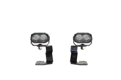 Morimoto 2Banger Ditch Light Kit: 03-10 Cayenne (HXB White Combo Beam)