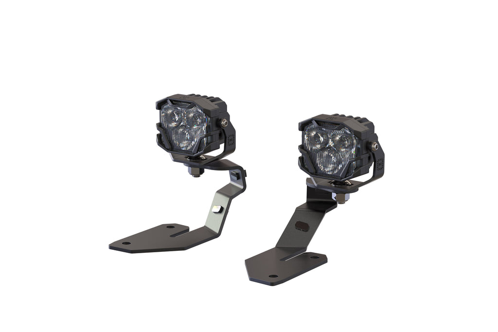 Morimoto 4Banger Ditch Light Kit: 03-10 Cayenne (HXB White SAE Wide Beam)