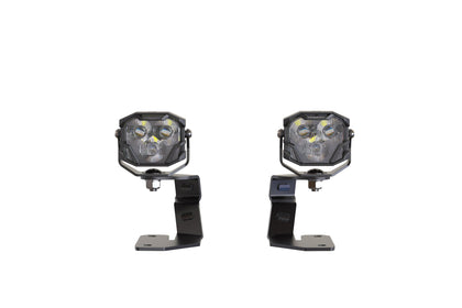 Morimoto 4Banger Ditch Light Kit: 03-10 Cayenne (HXB Yellow Flood Beam)
