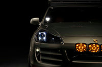 Morimoto 4Banger Ditch Light Kit: 03-10 Cayenne (HXB Yellow Flood Beam)