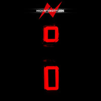 ANZO 19-21 Chevy Silverado Work Truck Full LED Taillights Chrome Housing Red Lens G2(w/C light Bars)