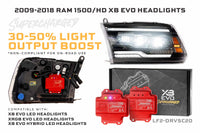 XRGB Evo Headlights: 09-18 Dodge Ram (Set)