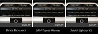 2014-2019 Toyota 4Runner Light Bar Mounting Kit SS30 Dual Stealth Lightbar Kit White Driving