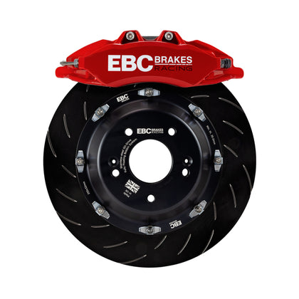 EBC Racing 08-21 Nissan 370Z Red Apollo-6 Calipers 355mm Rotors Front Big Brake Kit