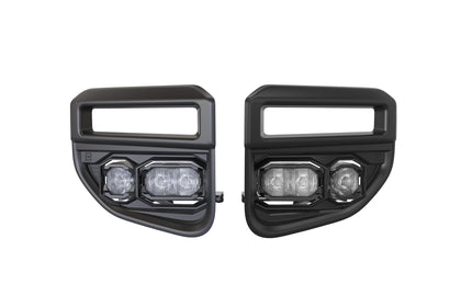 20-22 Super Duty OE LED Fog Light Kit w/ Yellow 1Banger HXB and White 2Banger NCS