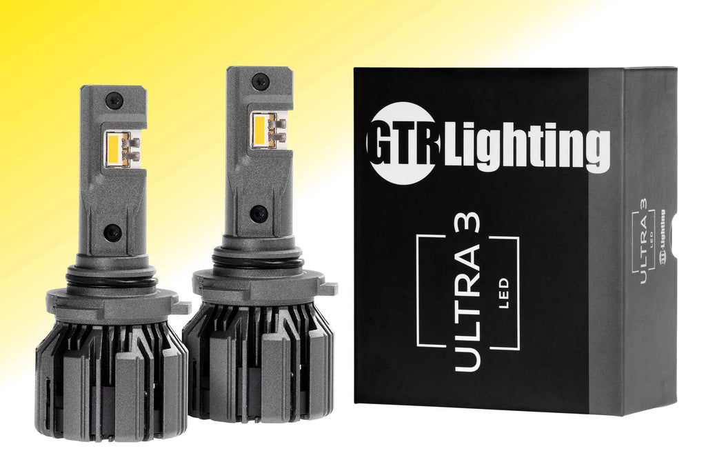9005/9145/H10: GTR Lighting Ultra 3 Yellow (Pair)