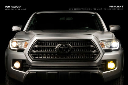 H11/H9/H8: GTR Lighting Ultra 3 Yellow (Pair)