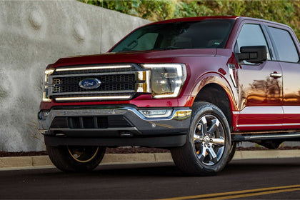 21-23 Ford F-150 White DRL Heads and Smoked Tails