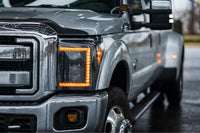 11-16 Ford Super Duty Amber DRL Heads and Red Tails